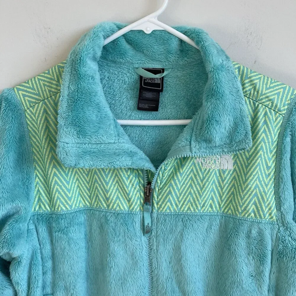 The North Face Girls Denali Thermal Fleece Jacket -‎ Mint Blue- Large 14/16